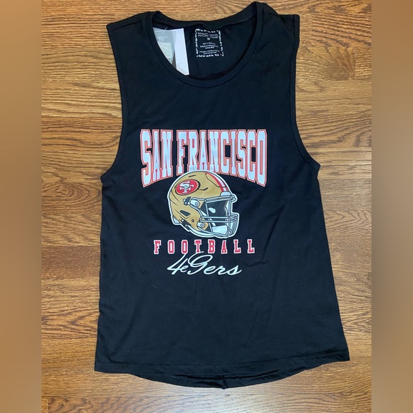 San Francisco 49ers Gameday Couture Black Tank Top - Picture 1 of 6